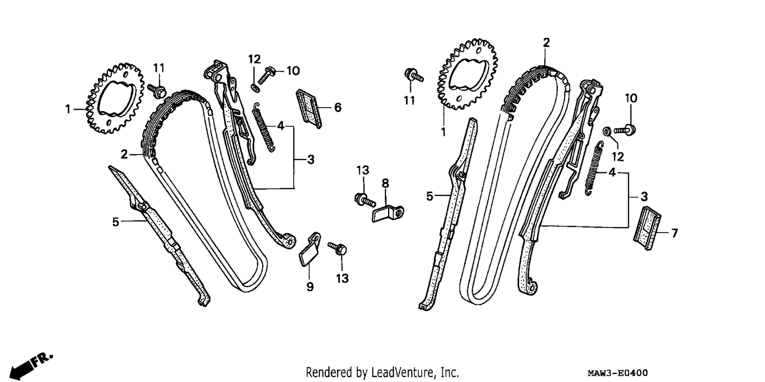 CAM CHAIN/TENSIONER