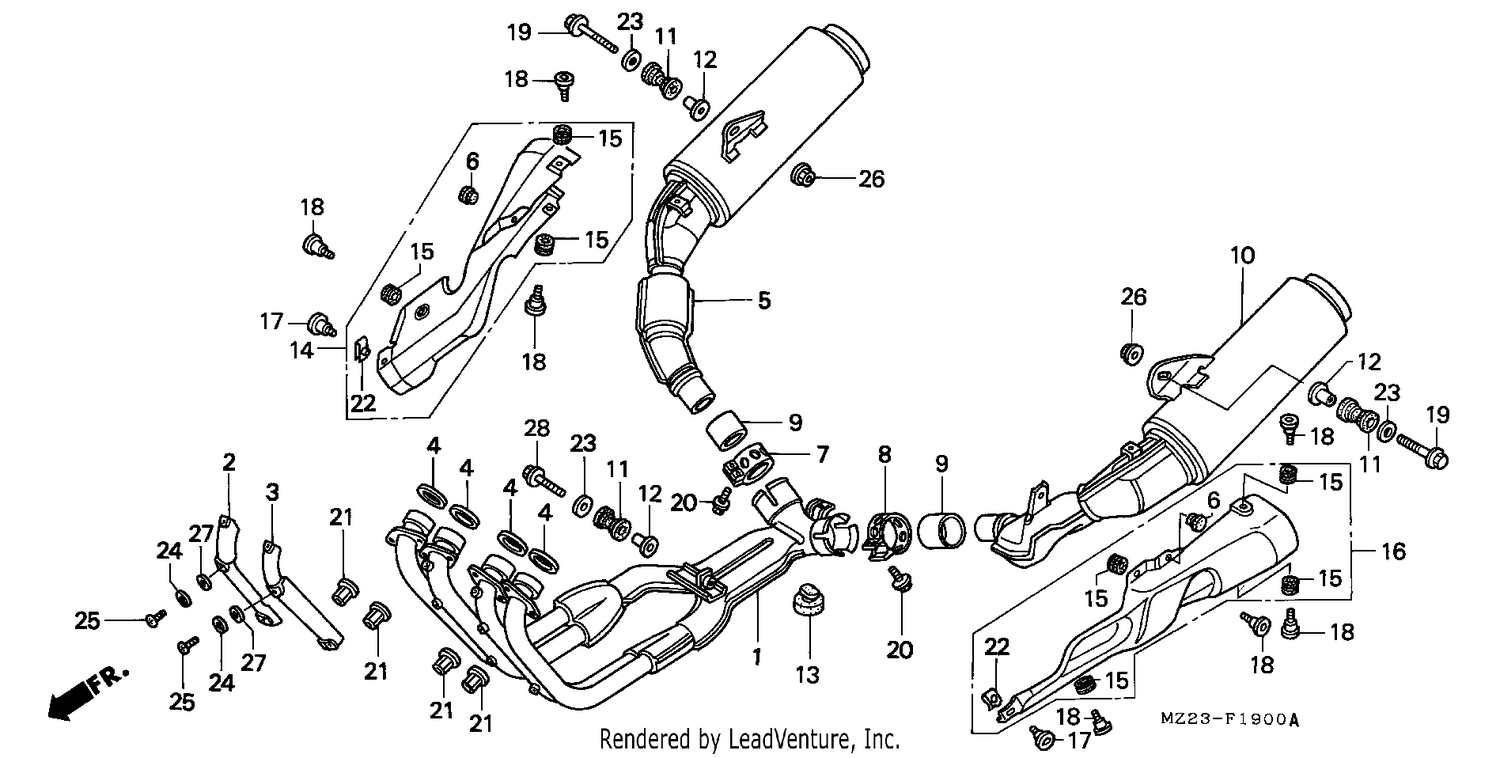 EXHAUST MUFFLER