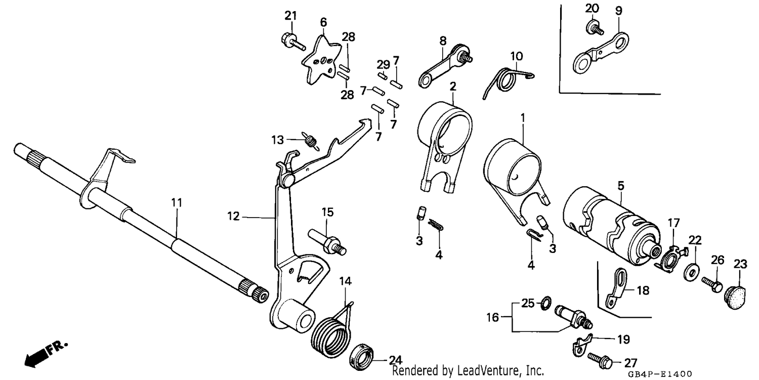 GEARSHIFT FORK/ GEARSHIFT DRUM