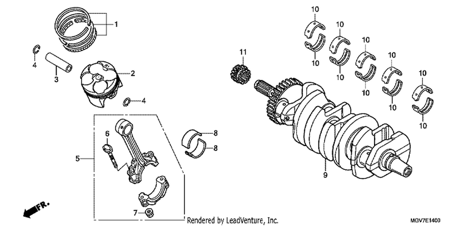  CRANKSHAFT/ PI STON