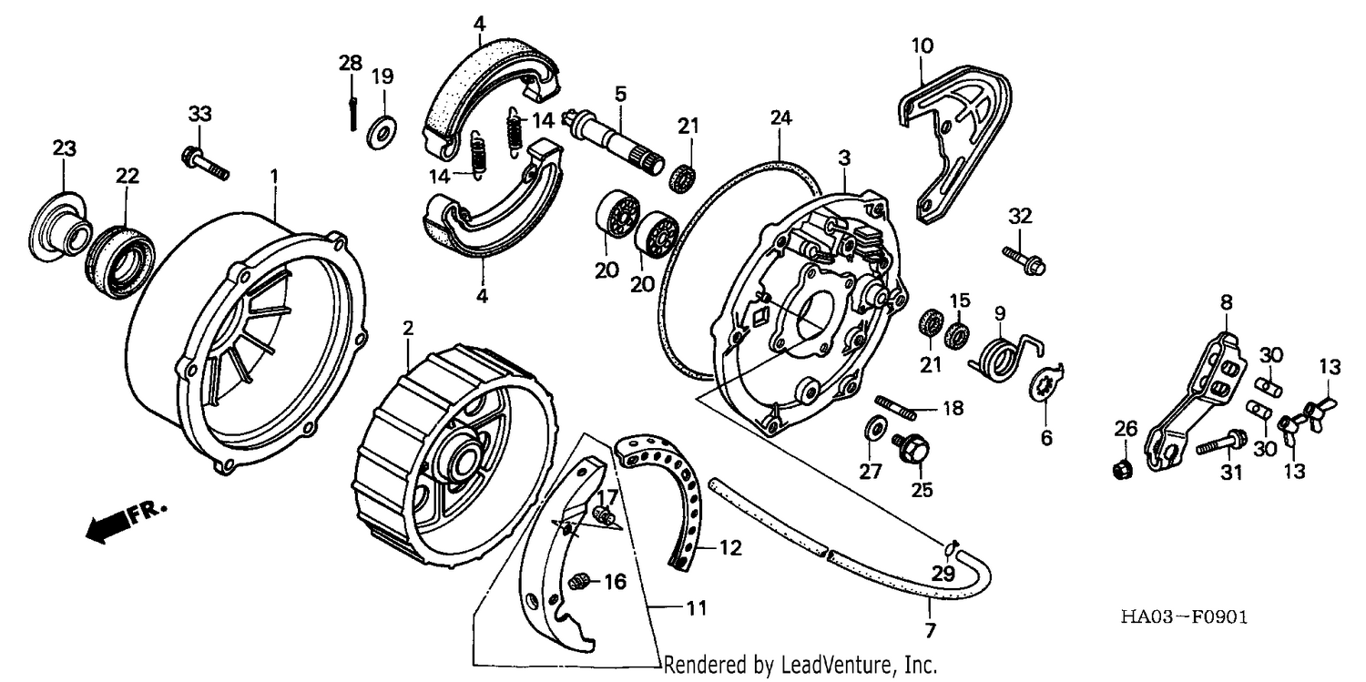 REAR BRAKE PANEL (2)