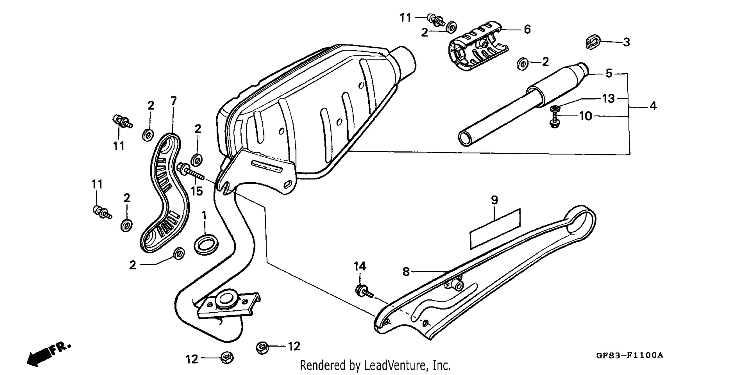 EXHAUST MUFFLER