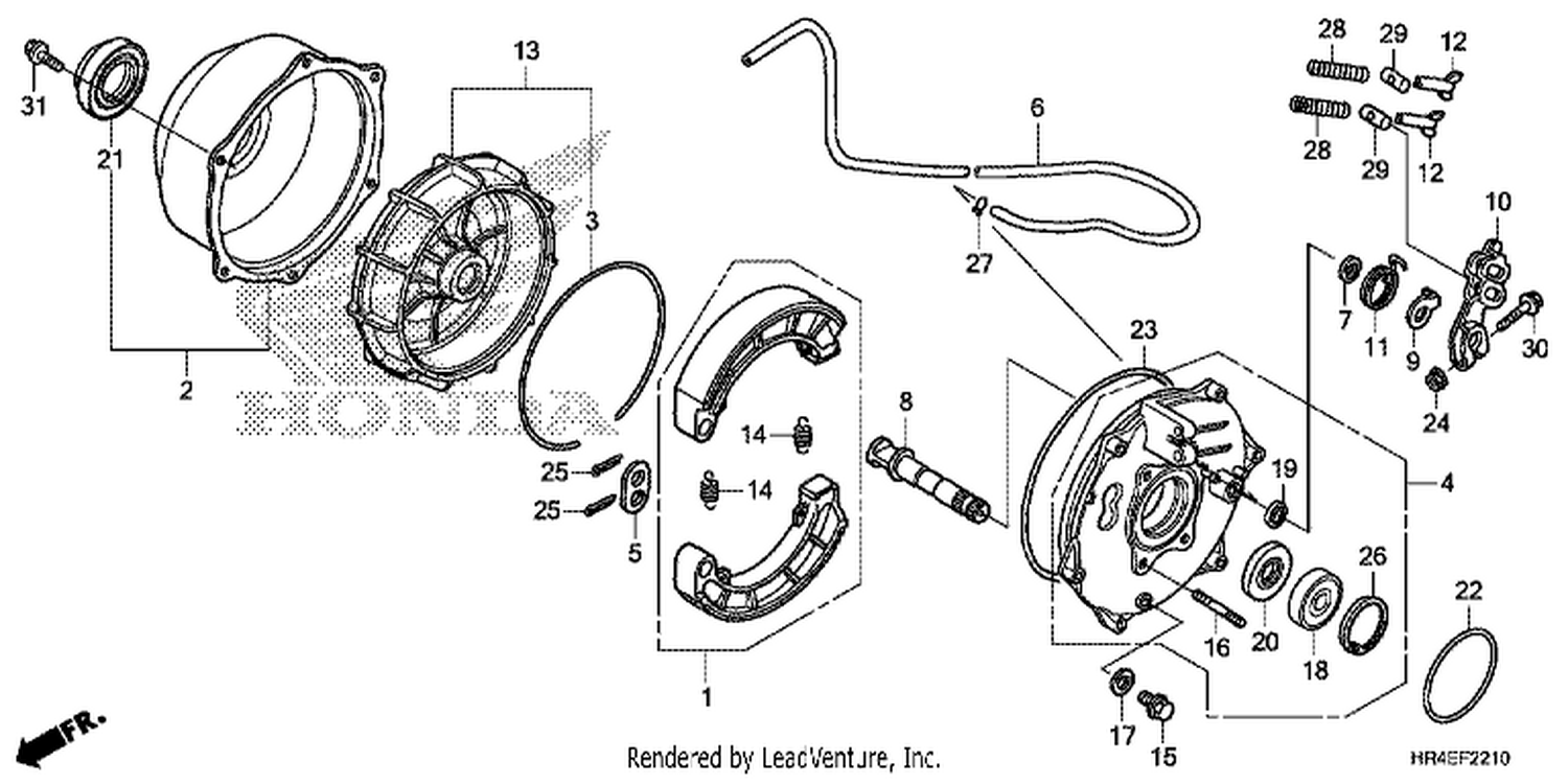 10 REAR BRAKE PANEL
