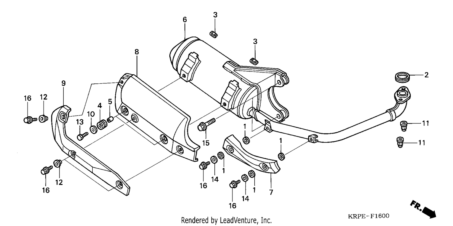 EXHAUST MUFFLER