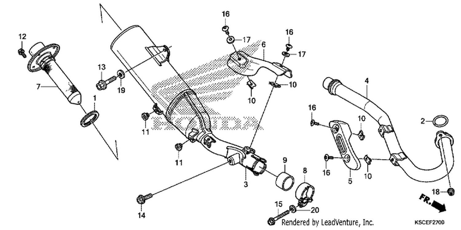  EXHAUST MUFFLER