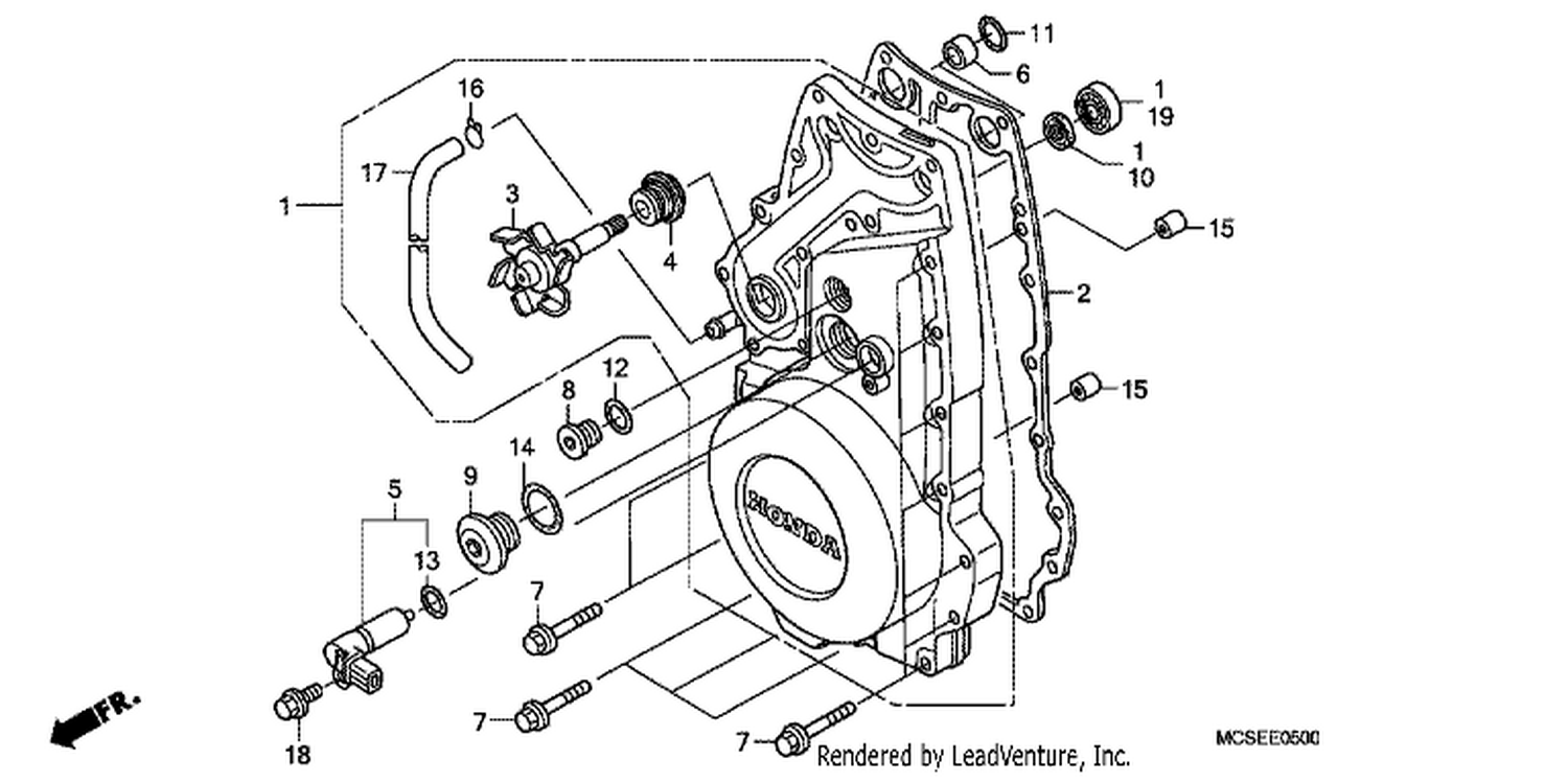  FRONT CRANKCASE COVER