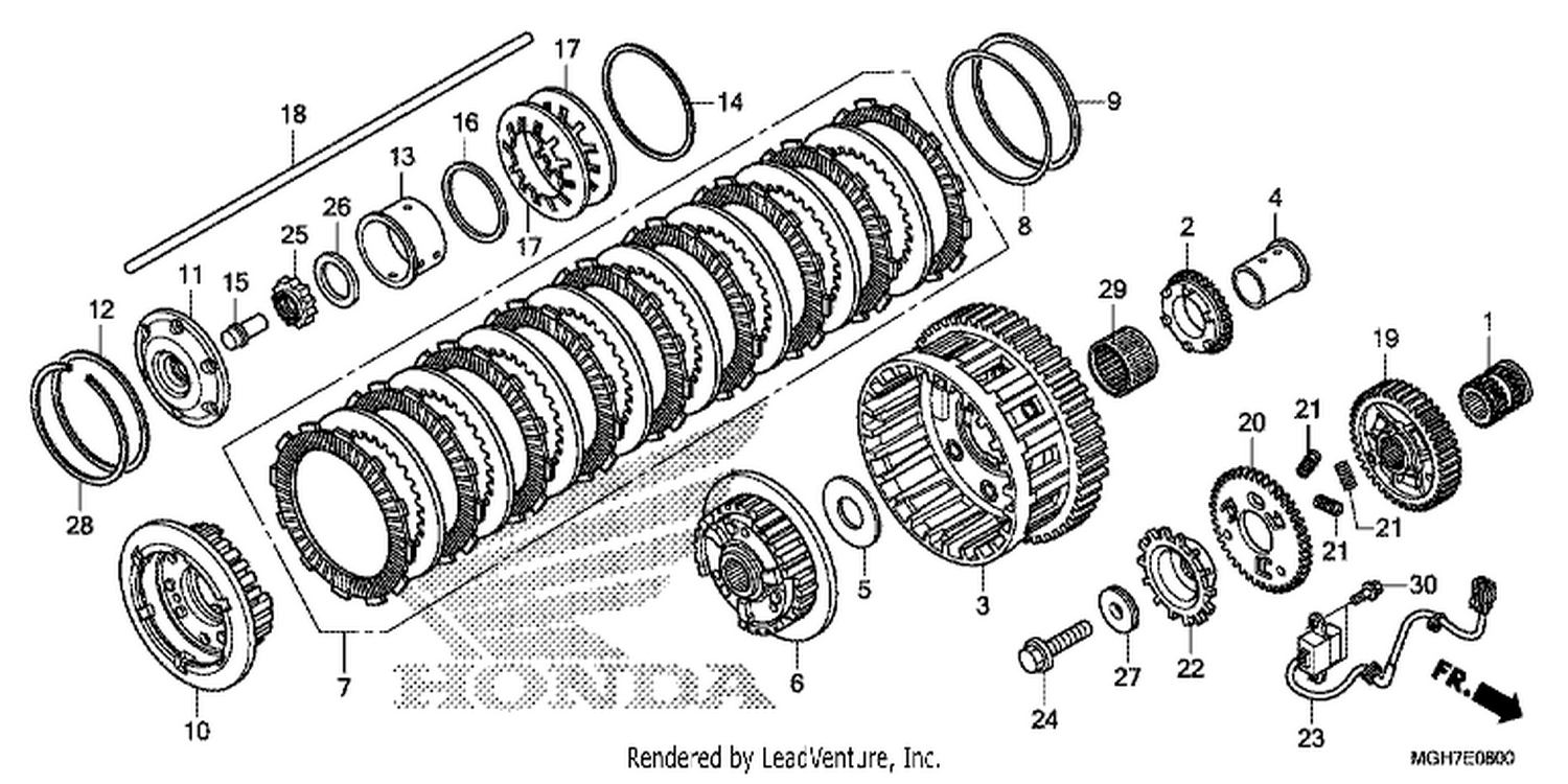  CLUTCH (VFR1200X/ XA/ XL)