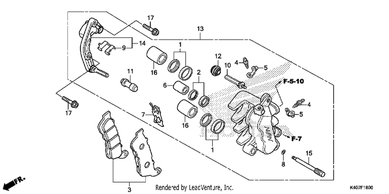  FRONT BRAKE CALI PER (CBS)