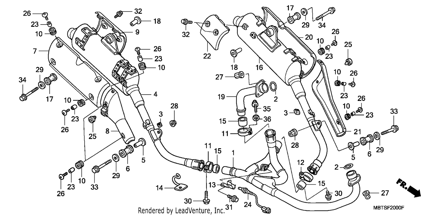 EXHAUST MUFFLER