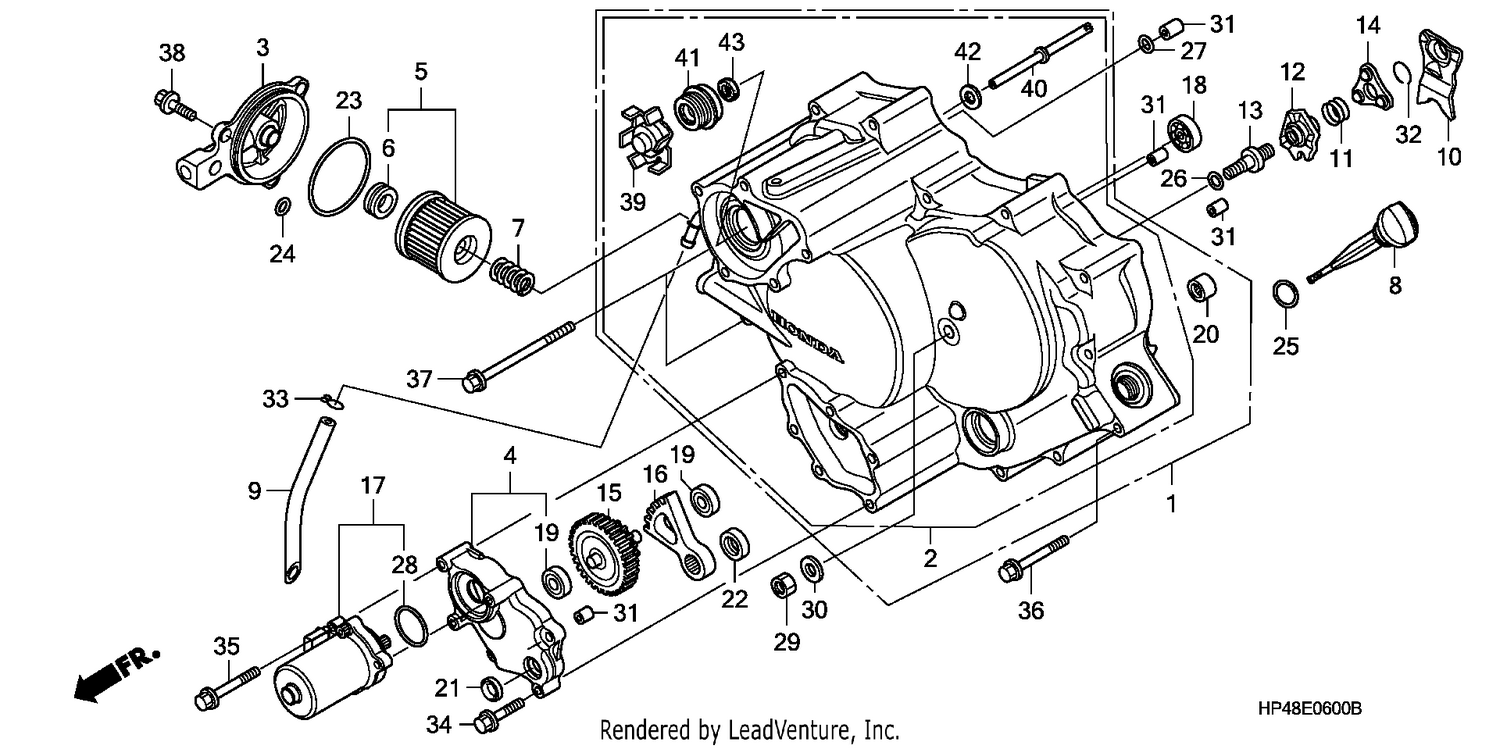 FRONT CRANKCASE COVER