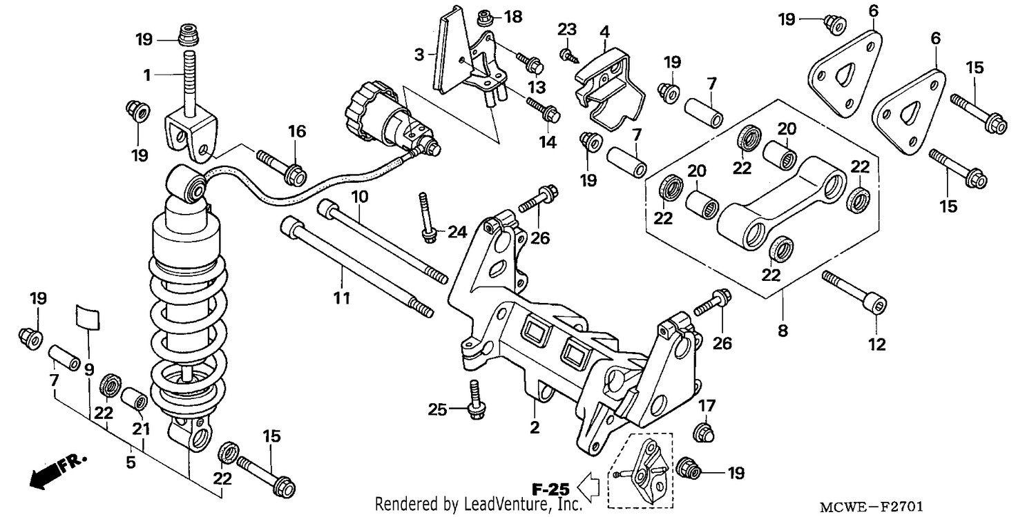 REAR CUSHION (VFR800A)