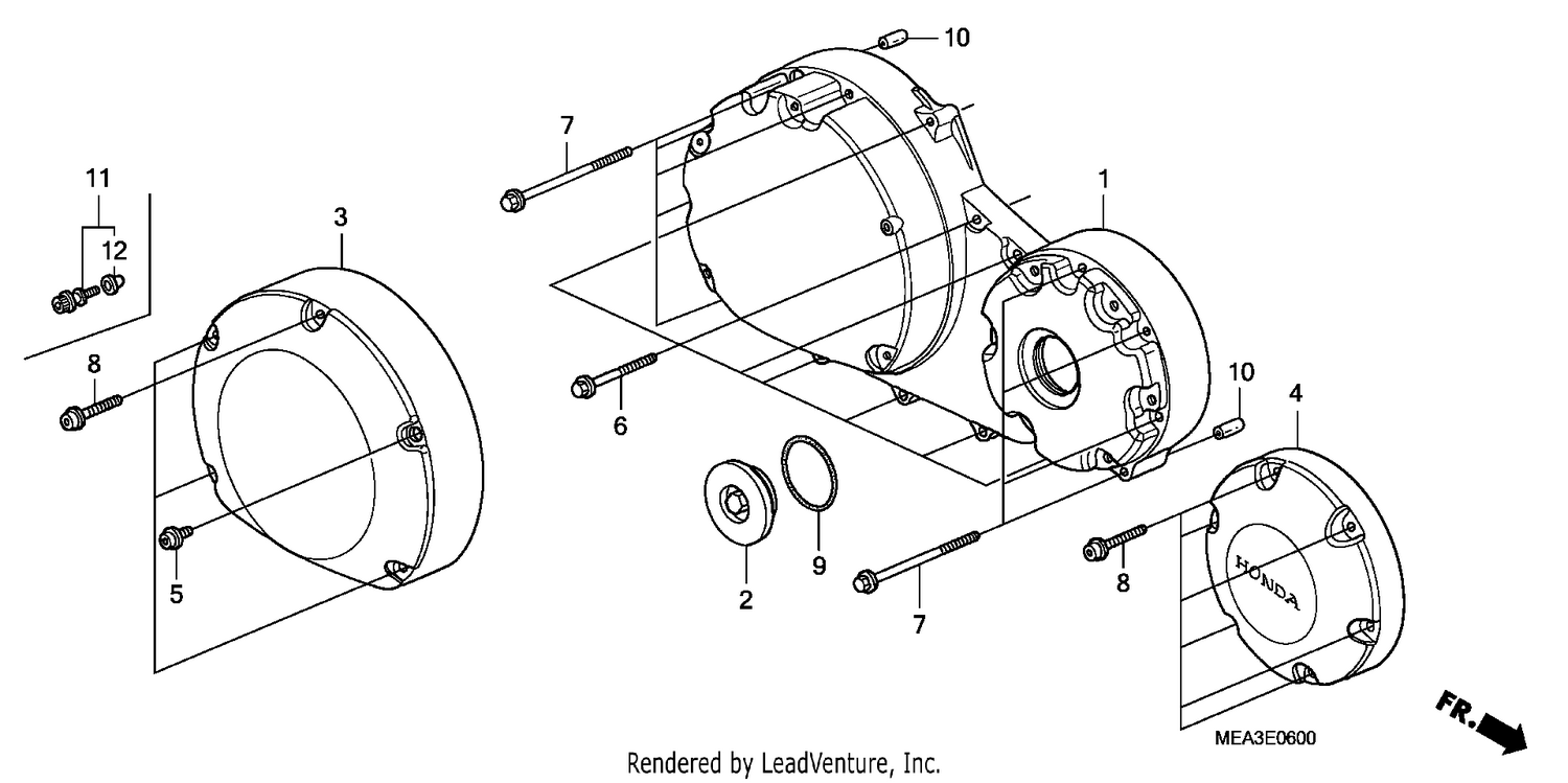 RIGHT CRANKCASE COVER