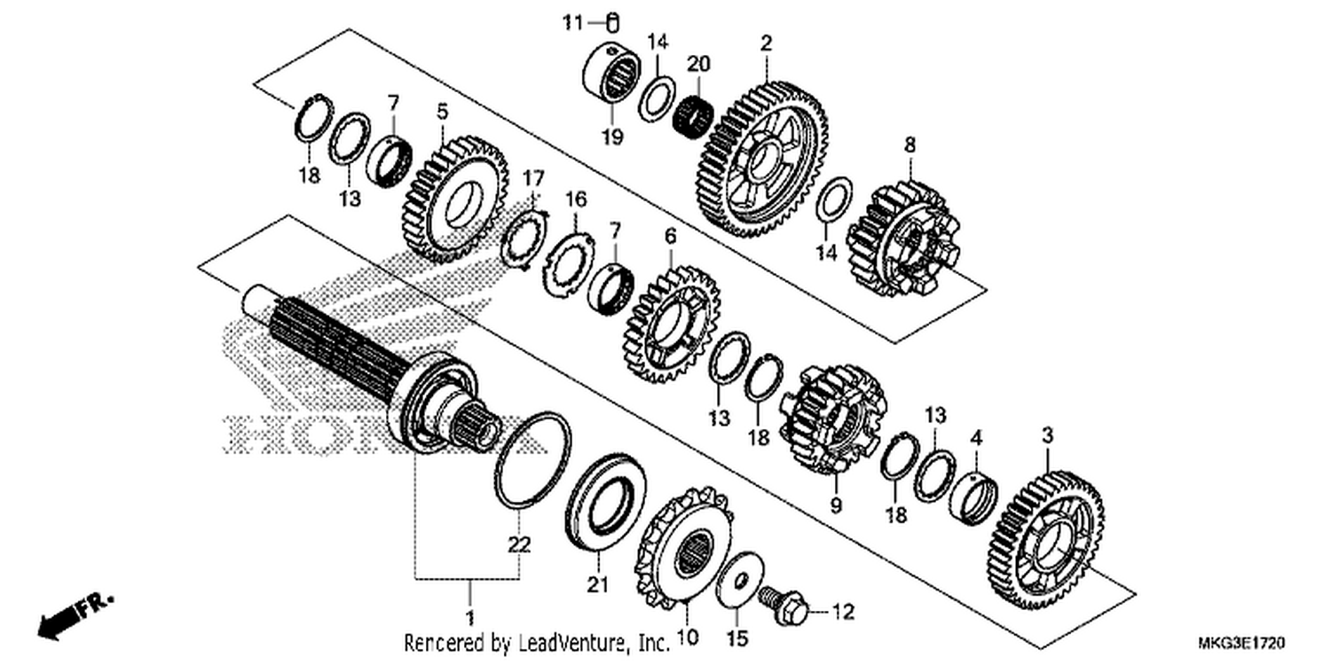  20 TRANSMI SSI ON (COUNTERSHAFT)