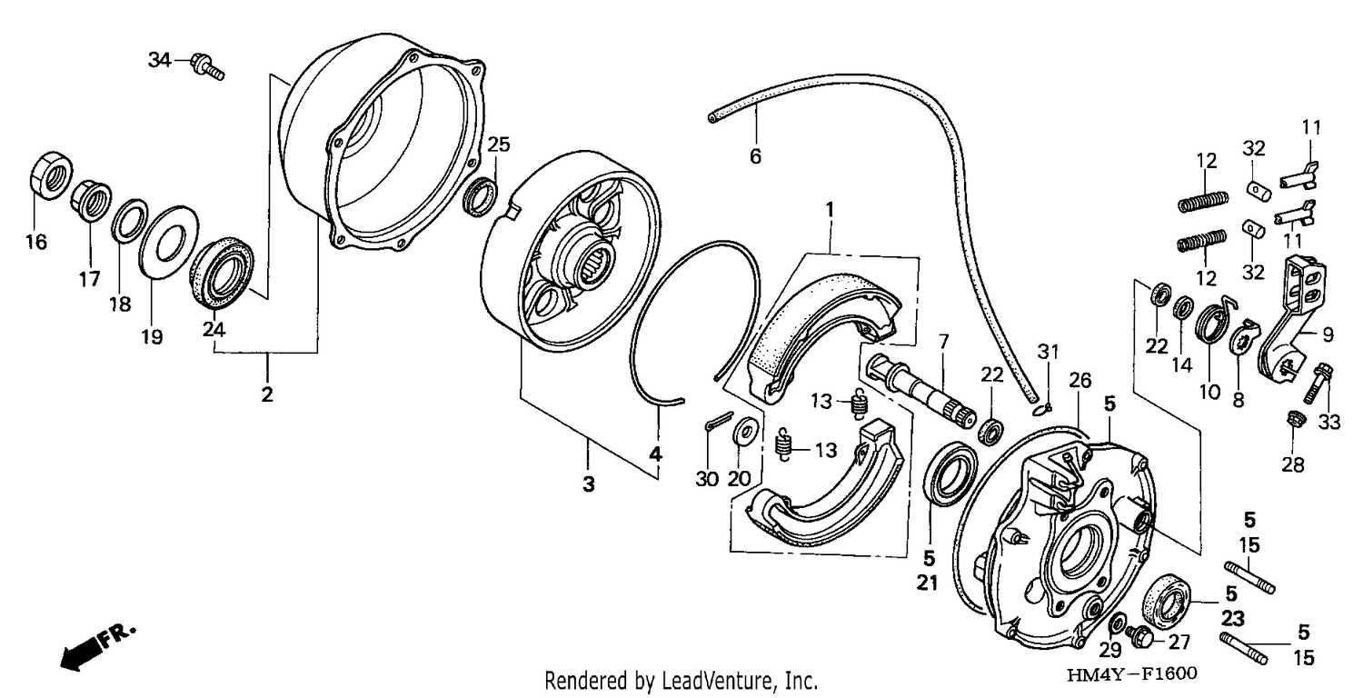 REAR BRAKE PANEL