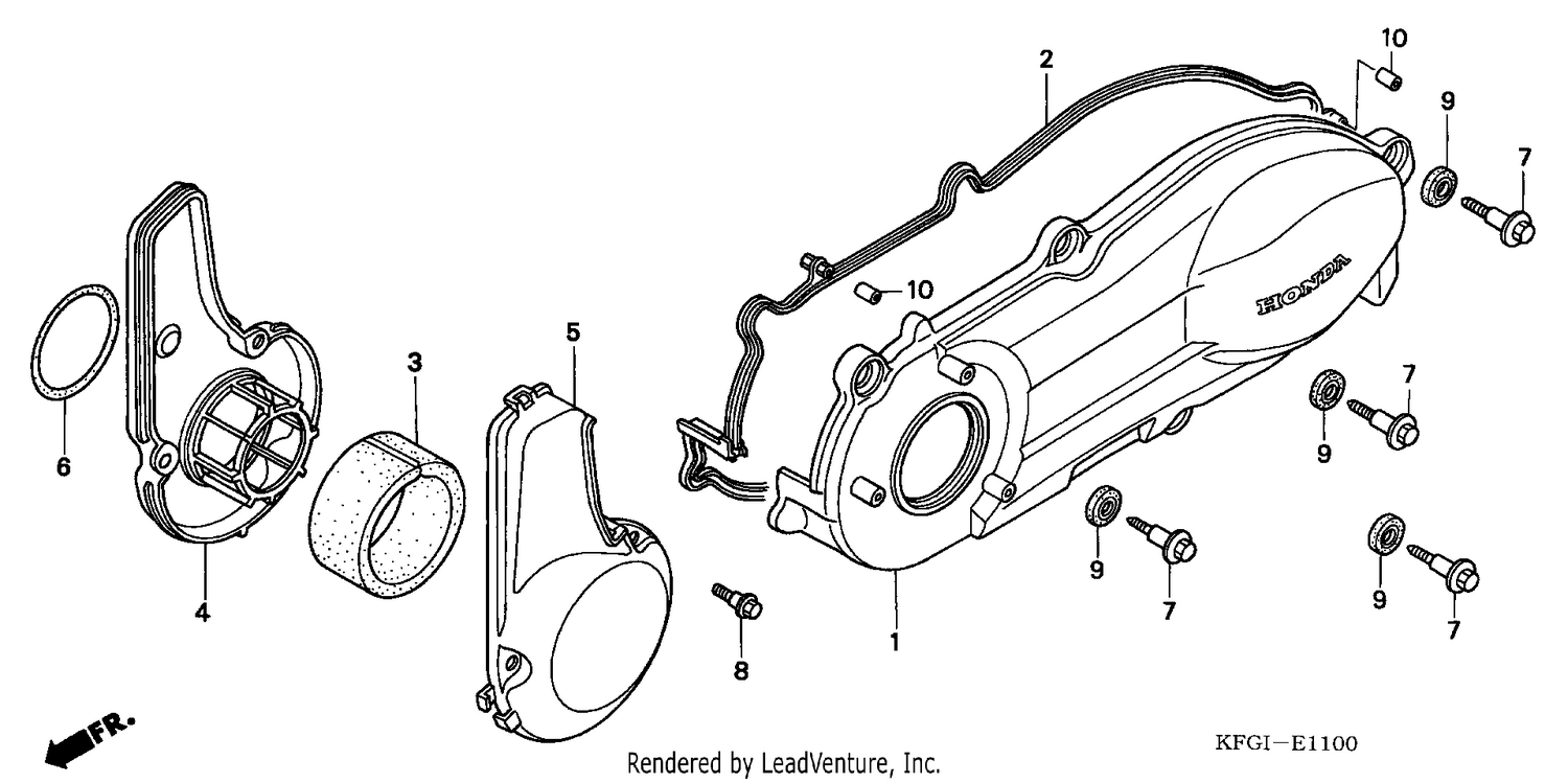 LEFT CRANKCASE COVER