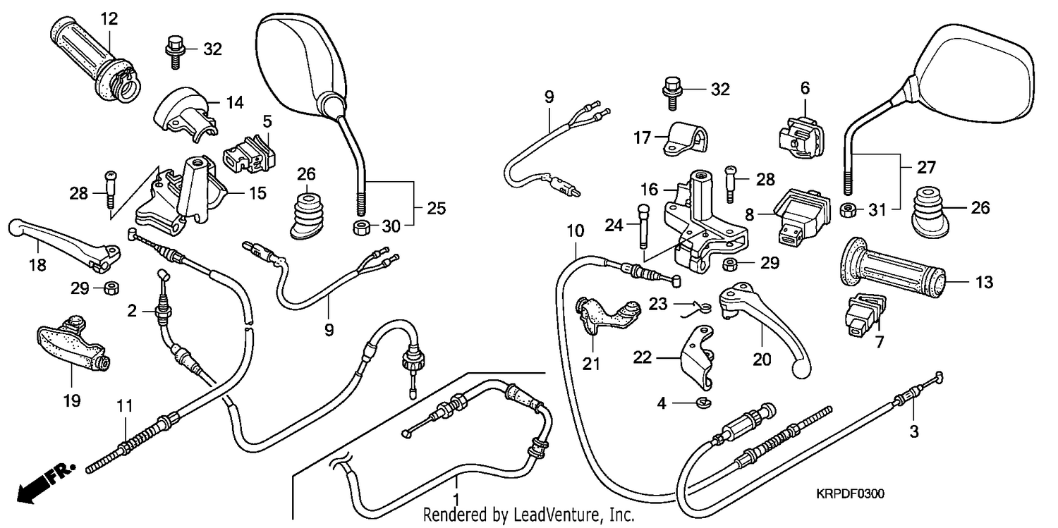 HANDLE LEVER/SWITCH/CABLE