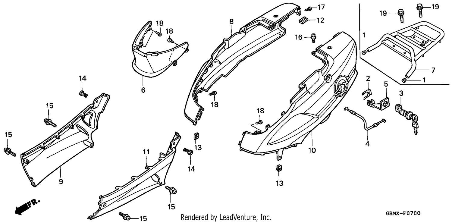BODY COVER/ LUGGAGE CARRIER