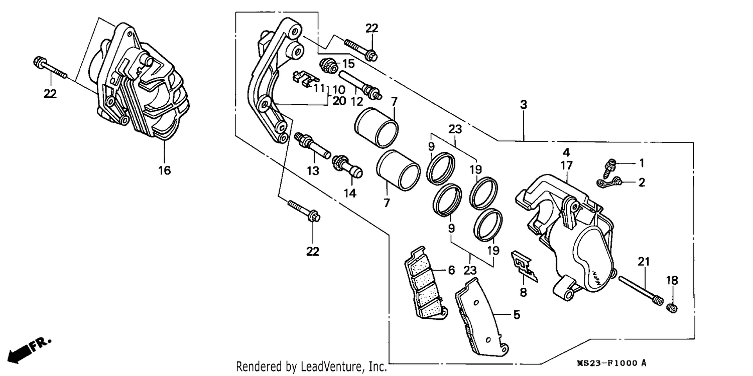 FRONT BRAKE CALIPER