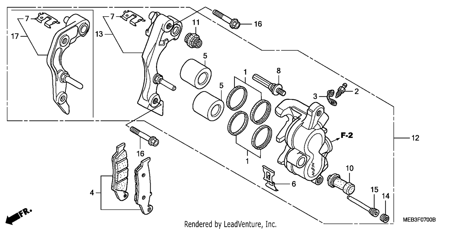 FRONT BRAKE CALIPER