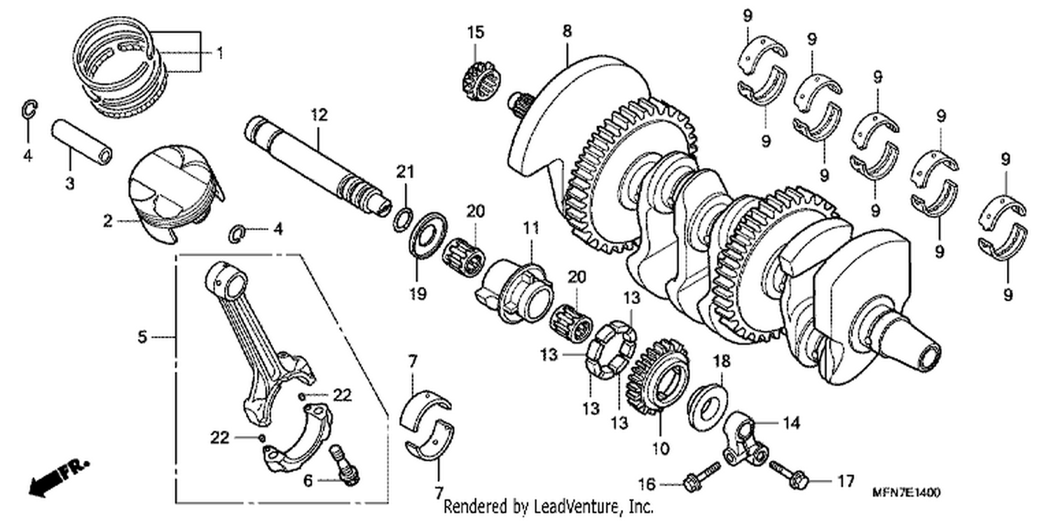  CRANKSHAFT/ PI STON