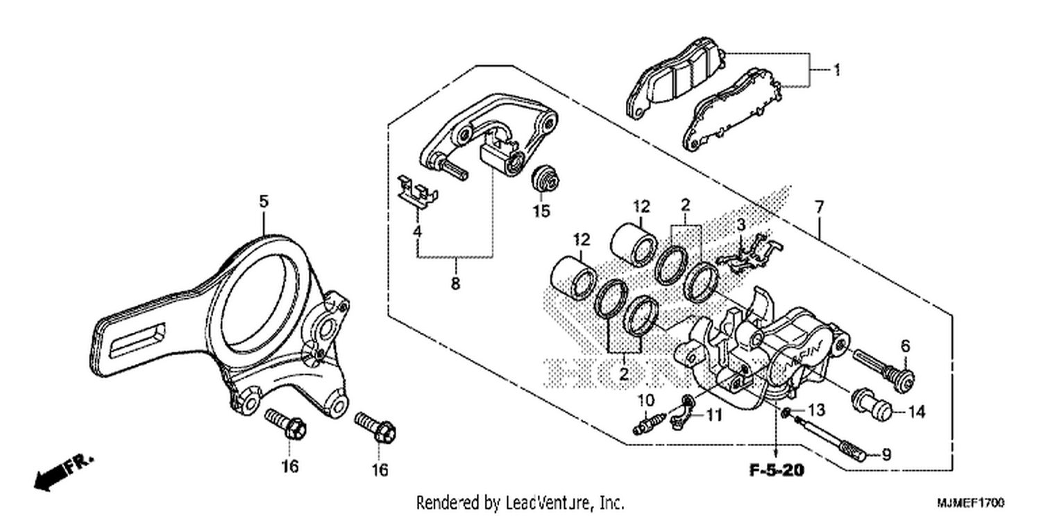  REAR BRAKE CALIPER