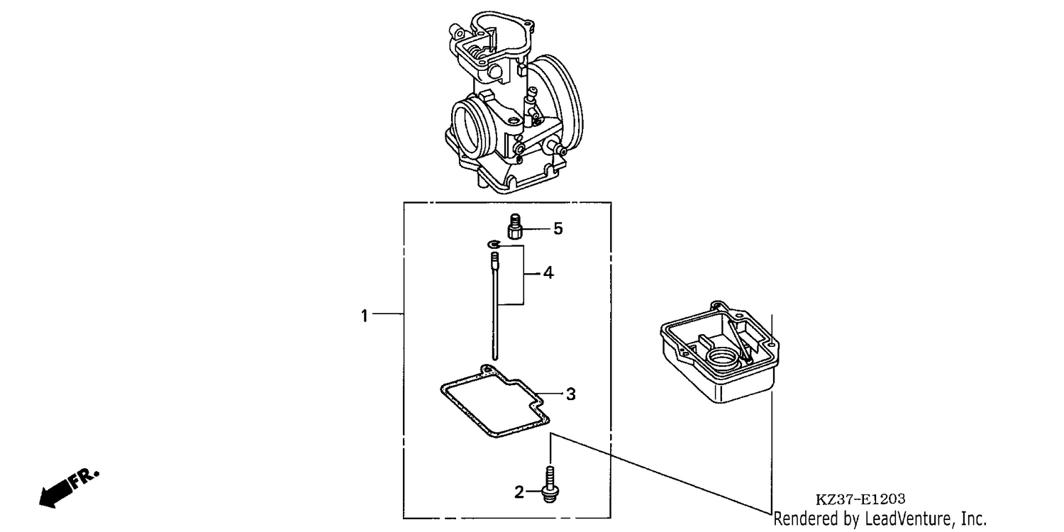 CARBURETOR OPTIONAL PARTS KIT (CR250R4-7)