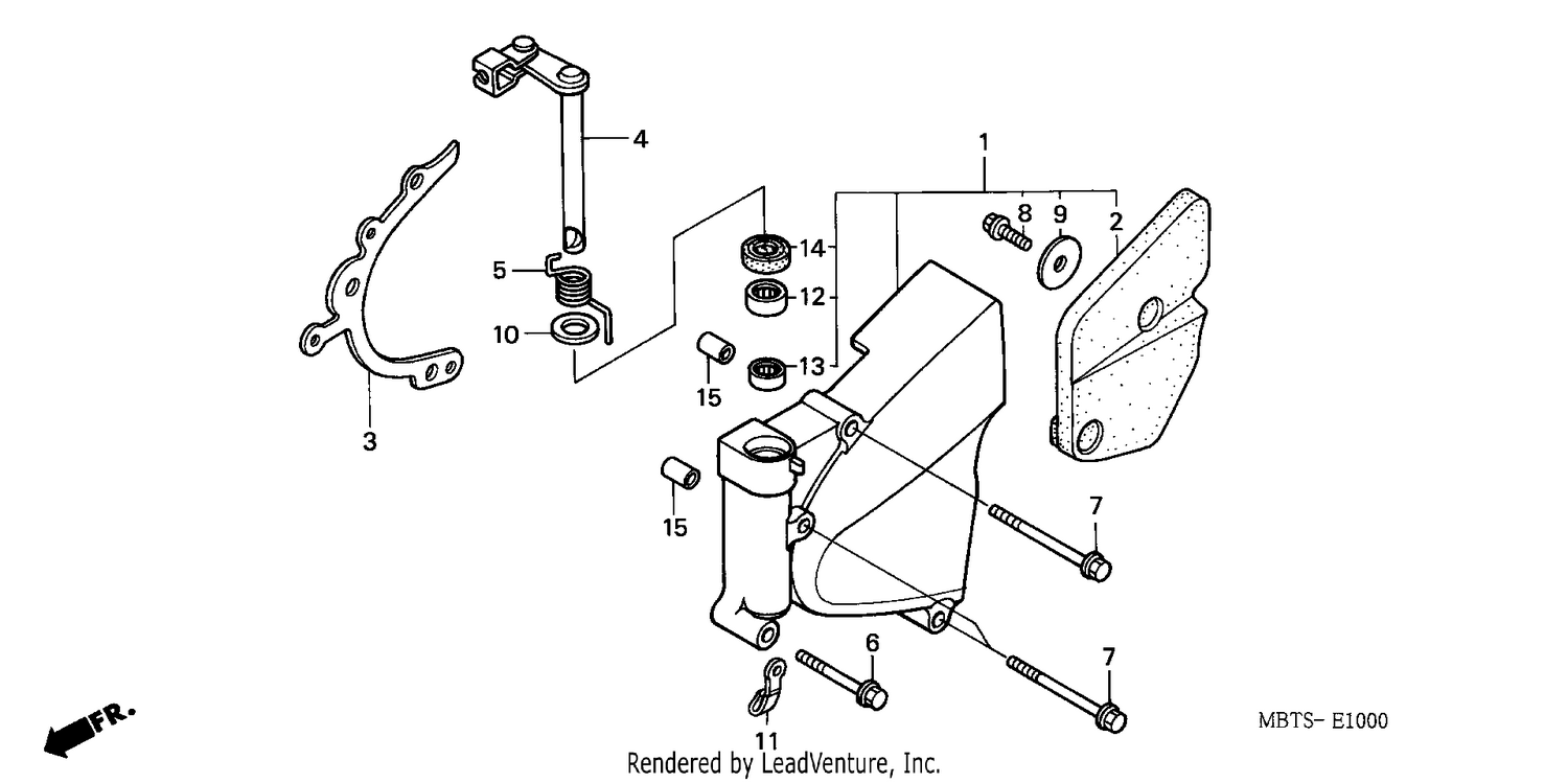 LEFT REAR CRANKCASE COVER