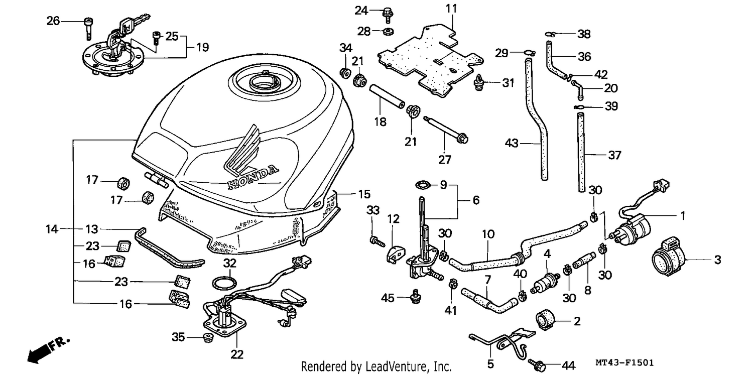 FUEL TANK (VFR750FR/FS/FT/FV)