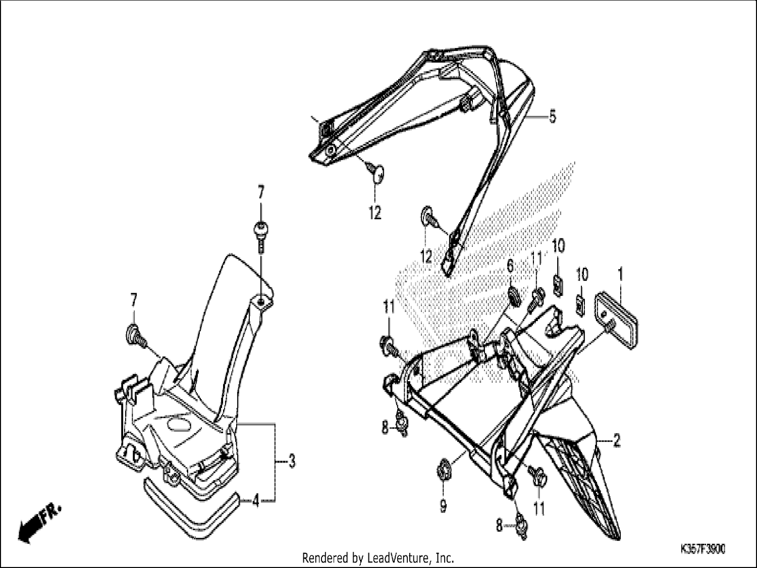  REAR FENDER