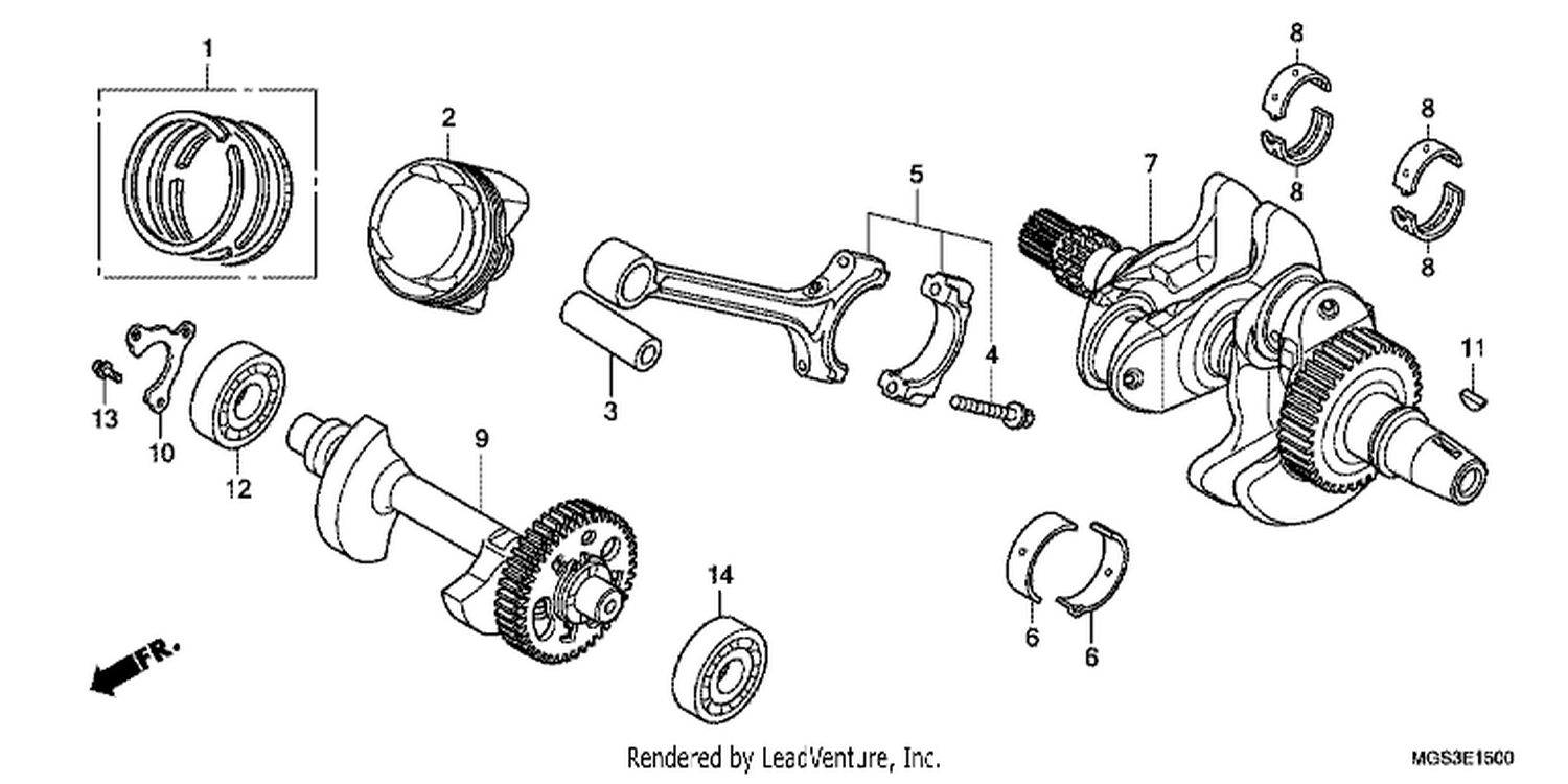  CRANKSHAFT/ PI STON