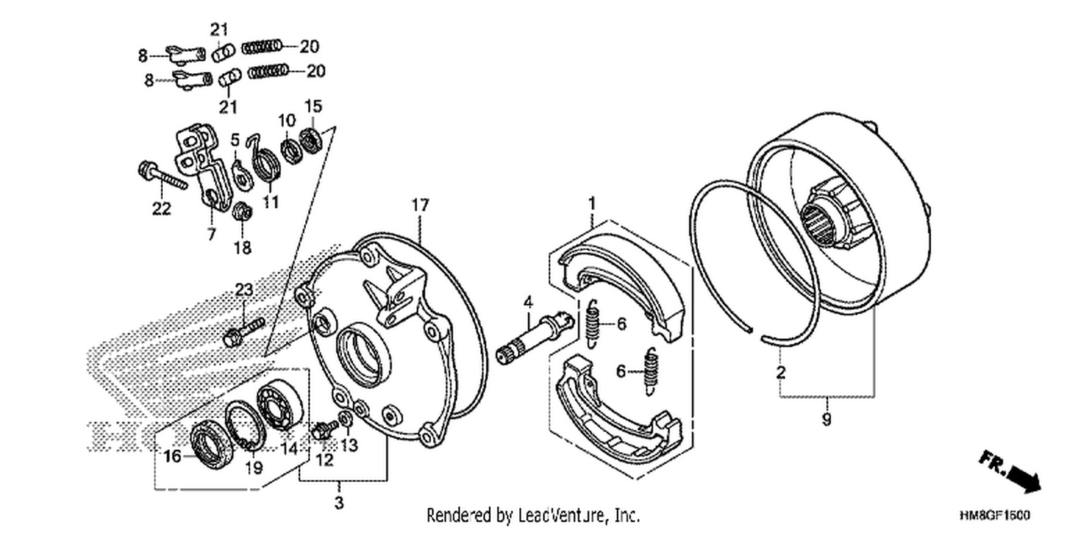  REAR BRAKE DRUM