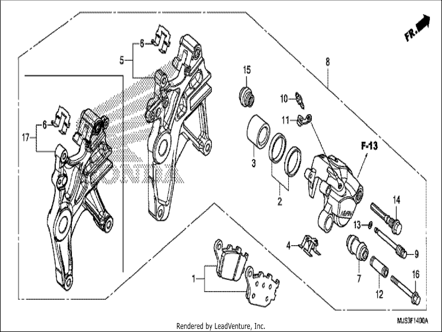  REAR BRAKE CALIPER