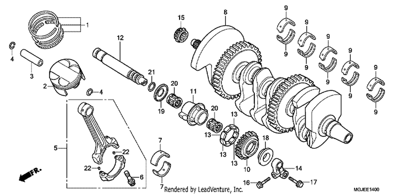  CRANKSHAFT/PISTON