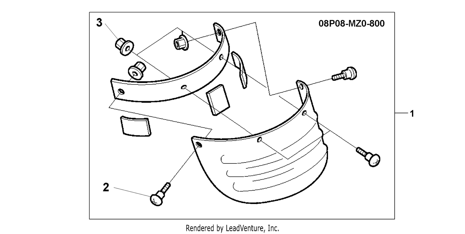 FR,MUDGUARD EXTENSIO