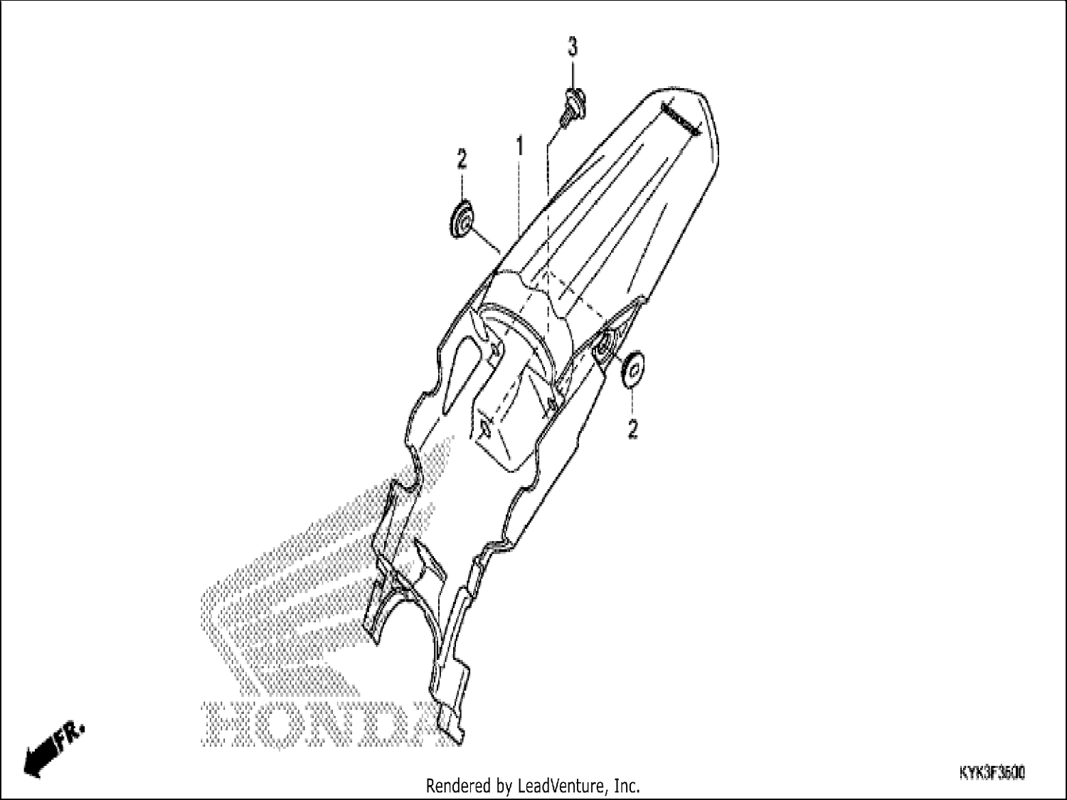  REAR FENDER