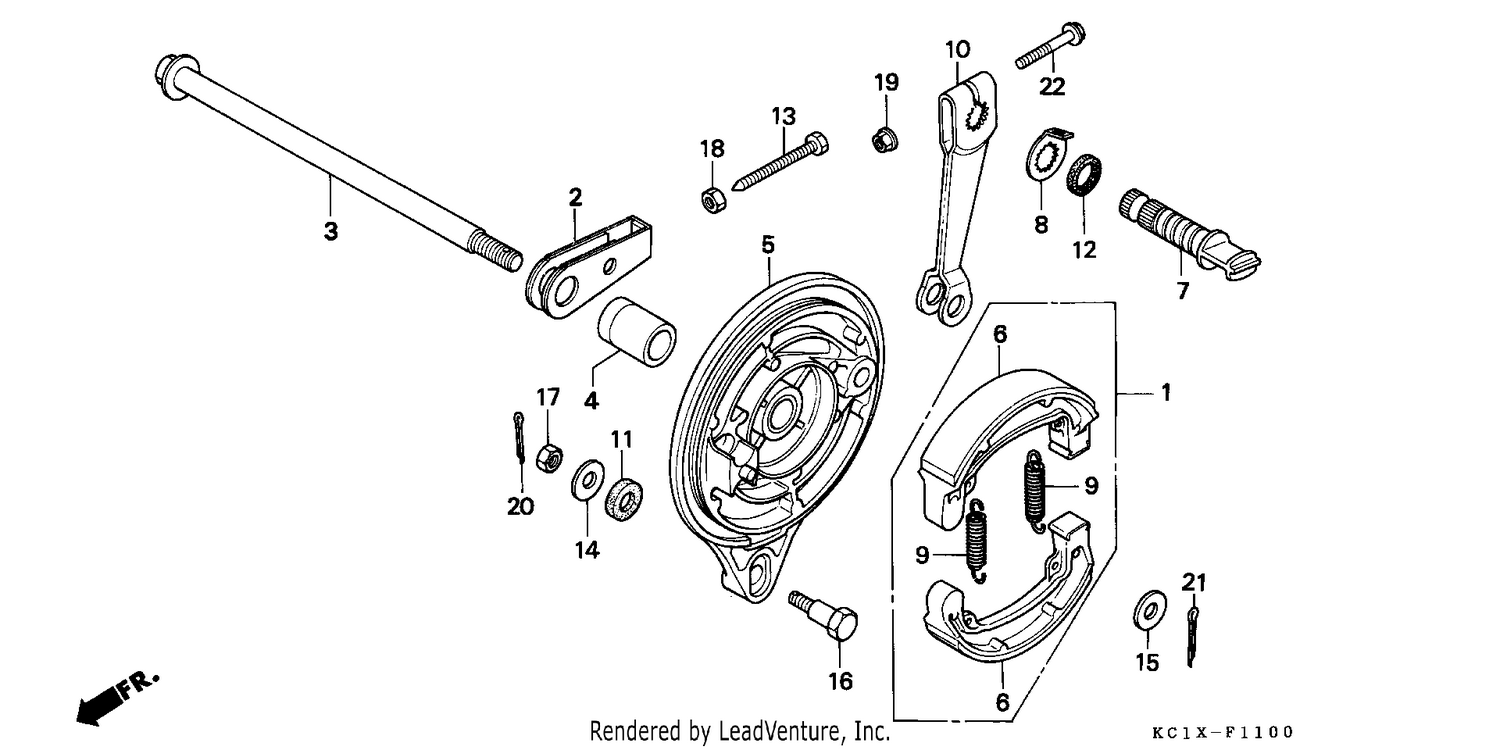 REAR BRAKE PANEL