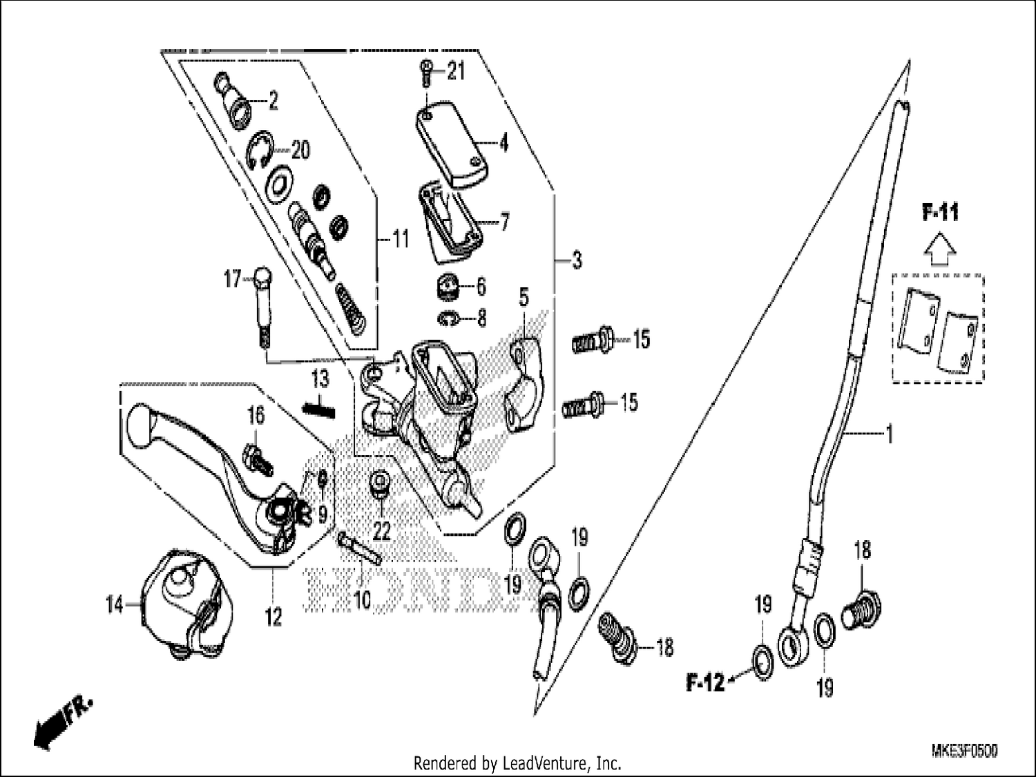  FRONT BRAKE MASTER CYLINDER
