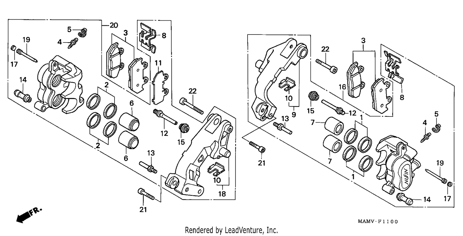 FRONT BRAKE CALIPER