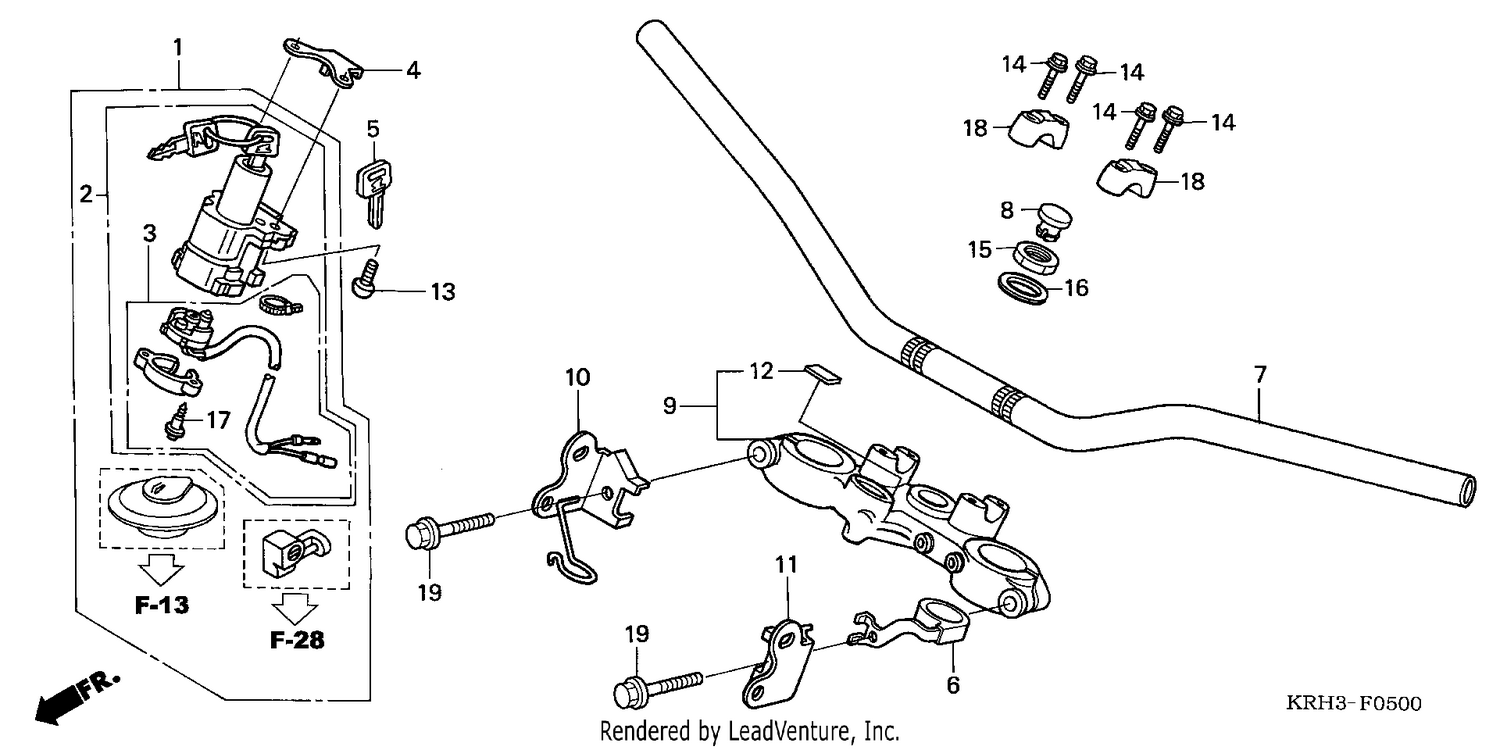 HANDLE PIPE/TOP BRIDGE