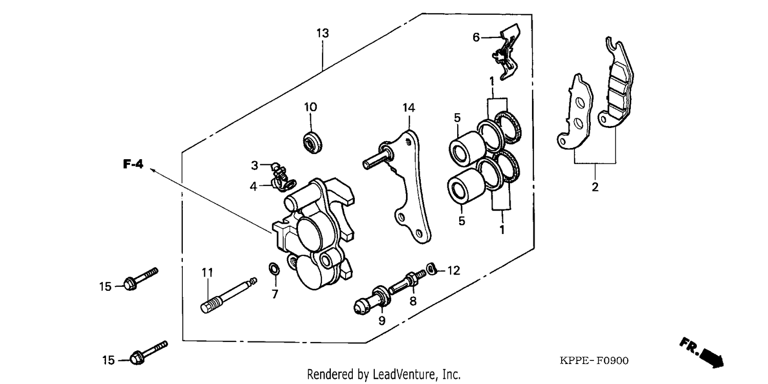 FRONT BRAKE CALIPER
