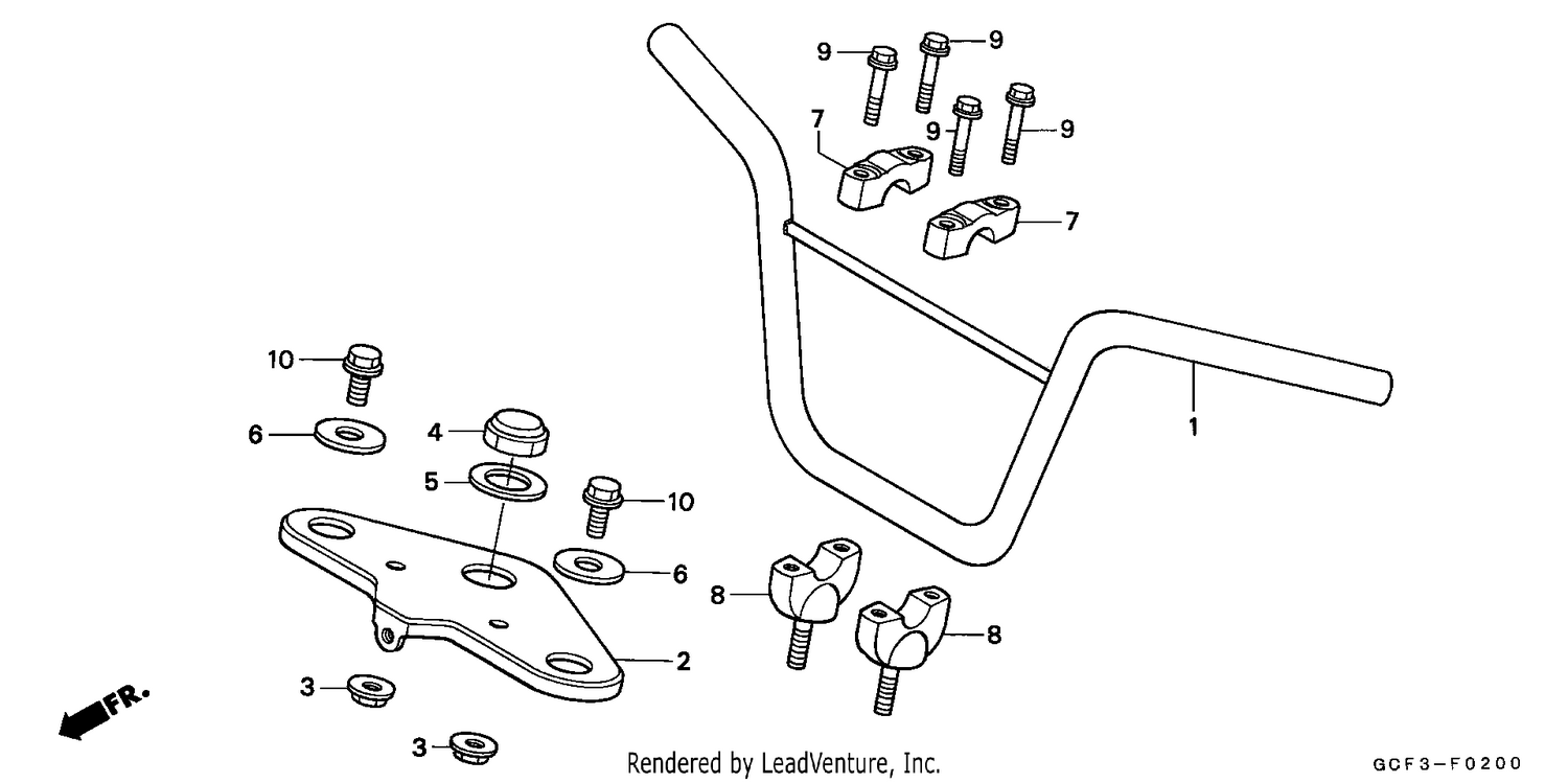 HANDLE PIPE/TOP BRIDGE