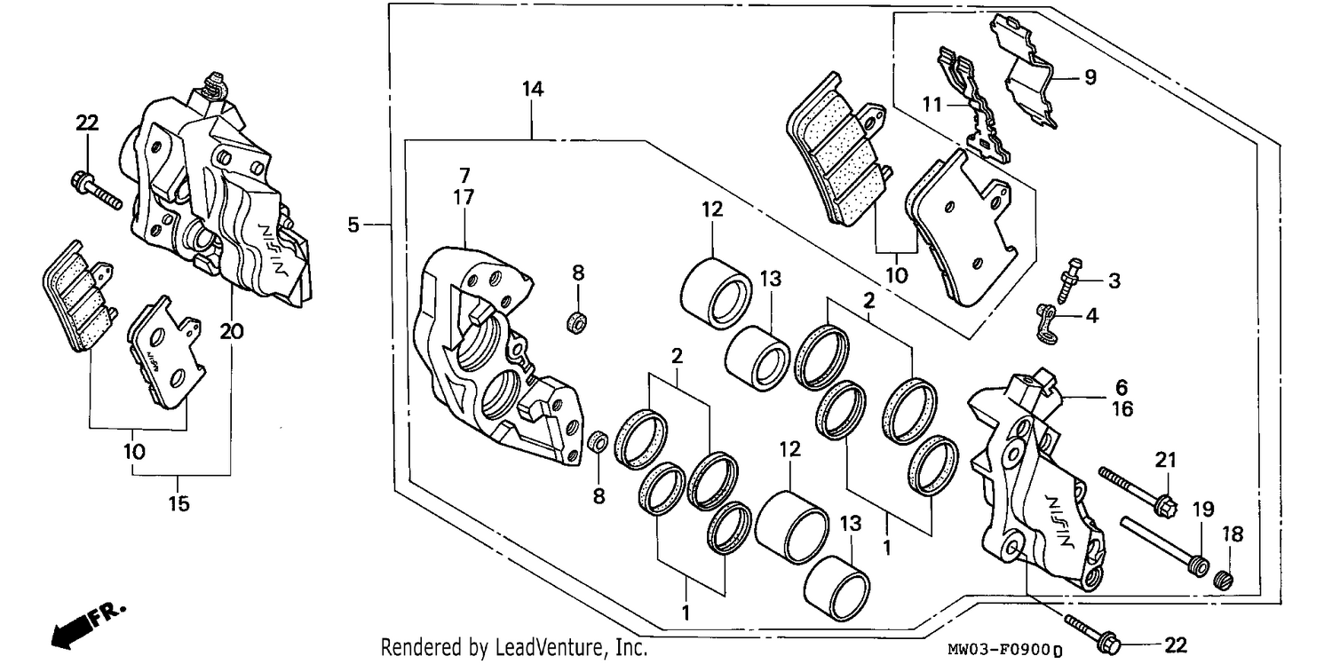 FRONT BRAKE CALIPER