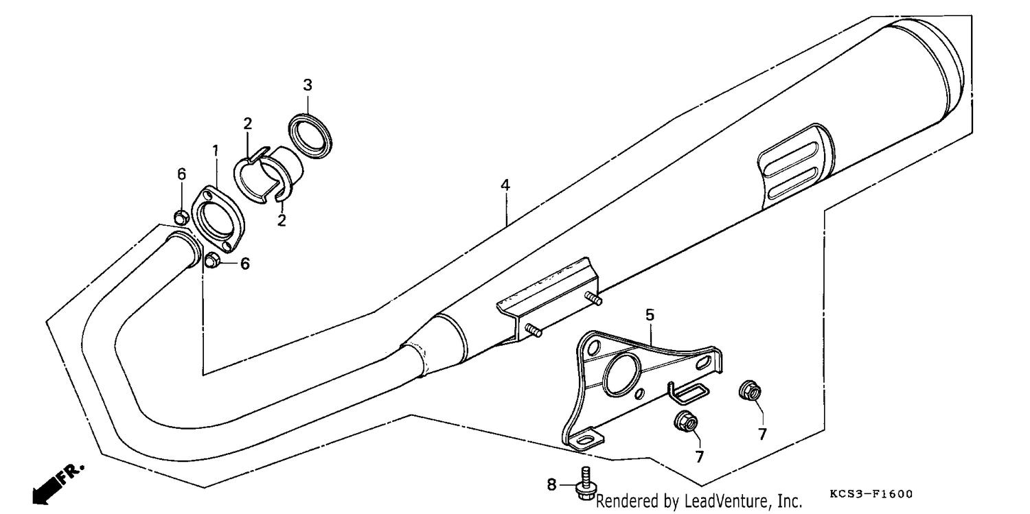 EXHAUST MUFFLER