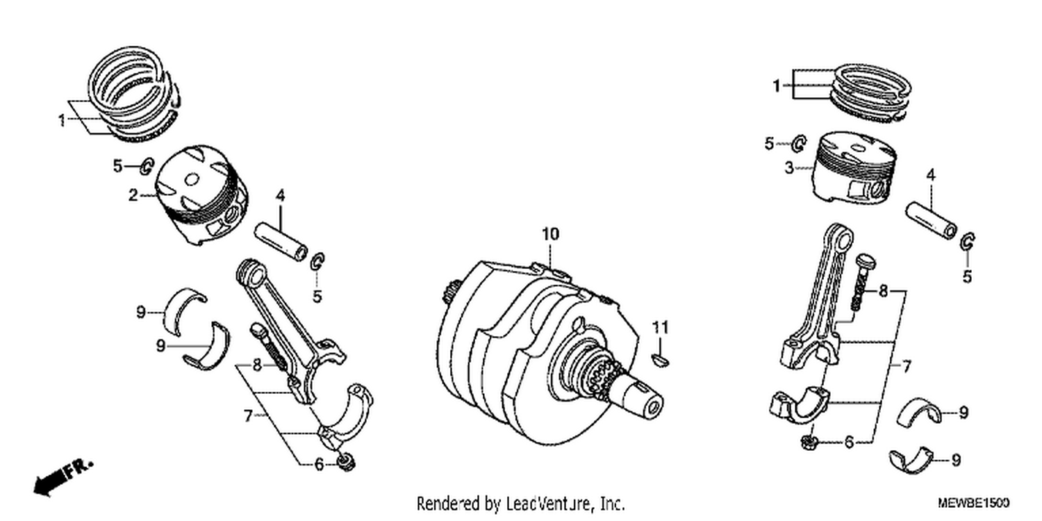  CRANKSHAFT/ PI STON