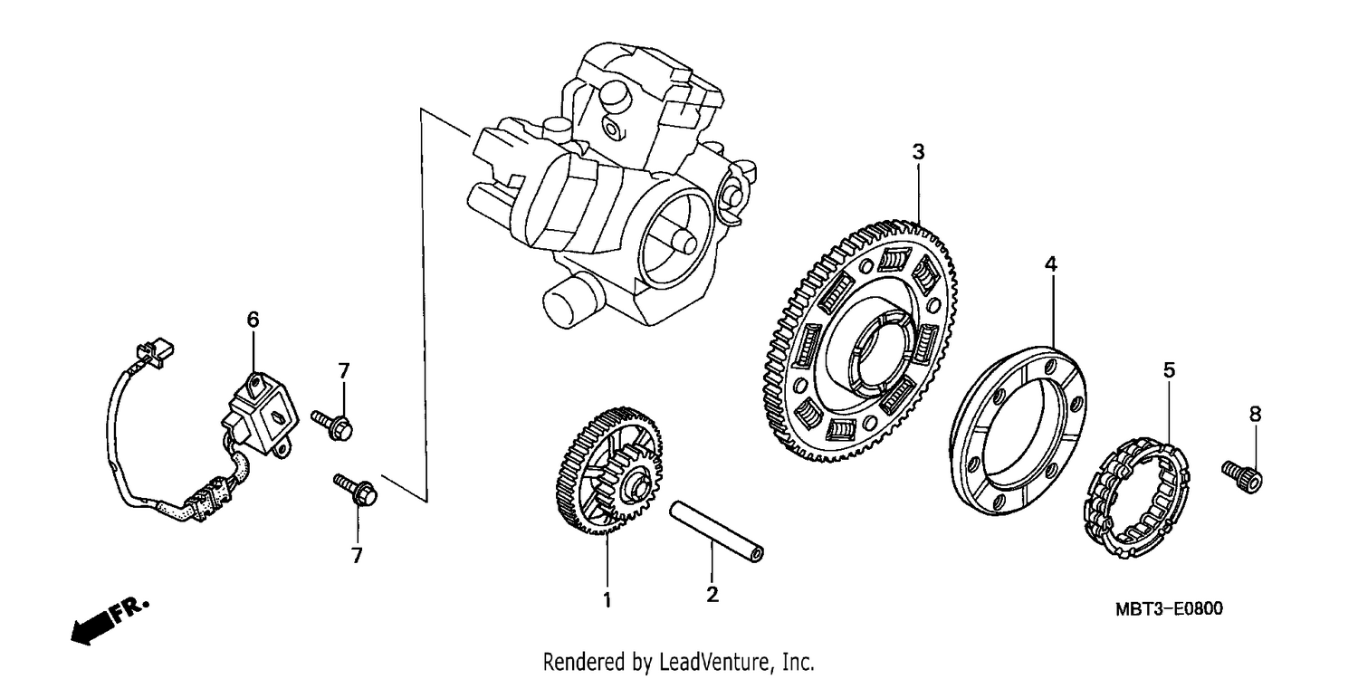 PULSE GENERATOR/ STARTING CLUTCH