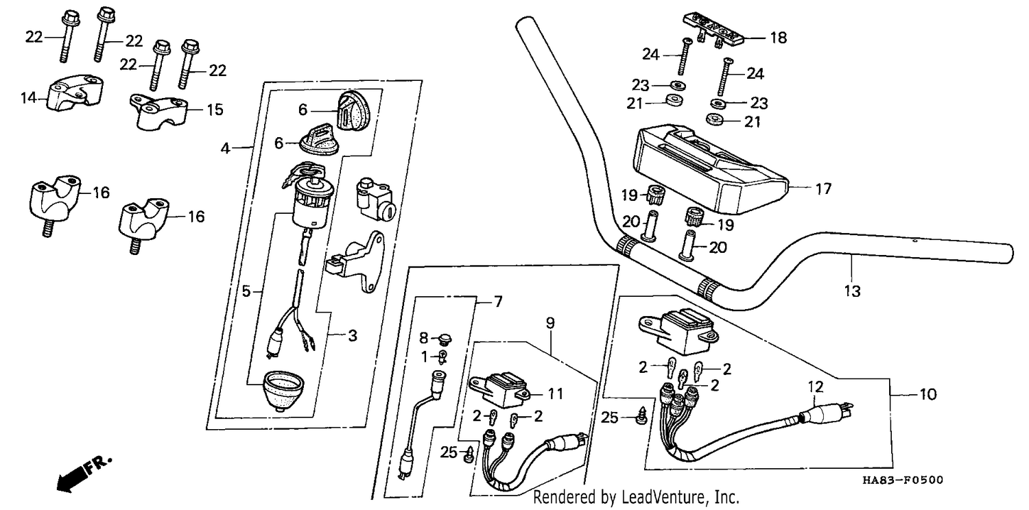 HANDLE PIPE/TOP BRIDGE