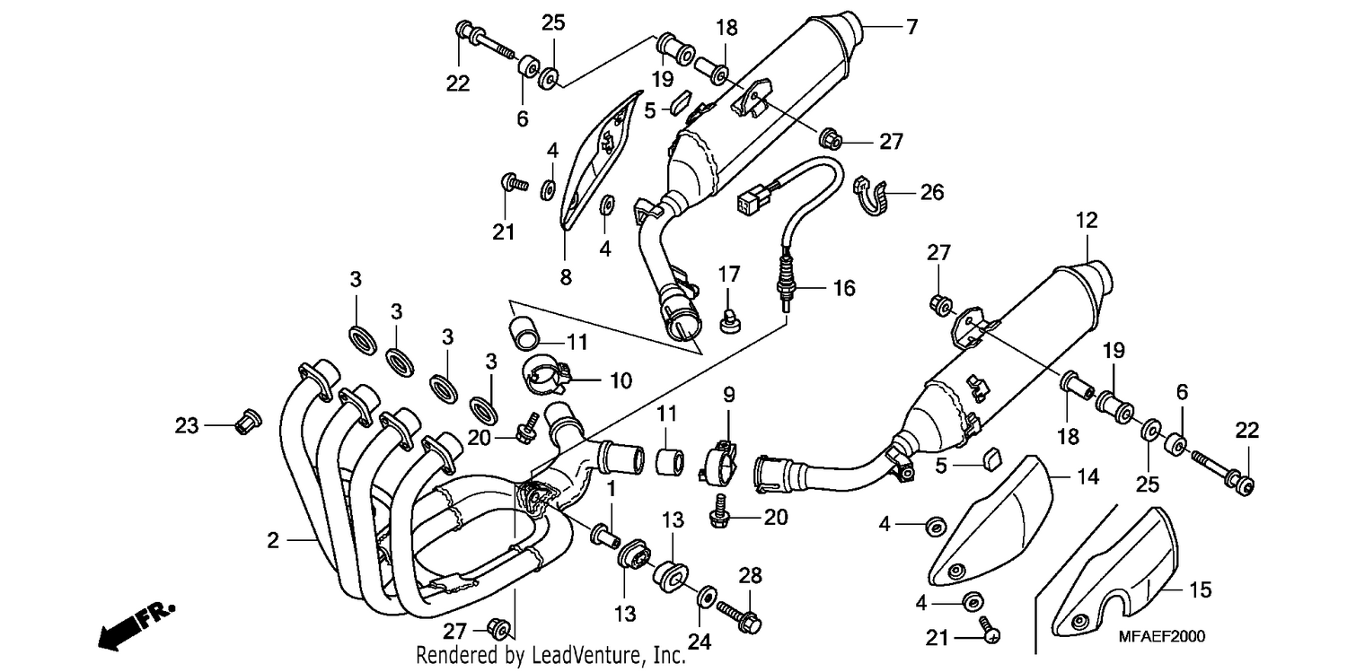 EXHAUST MUFFLER
