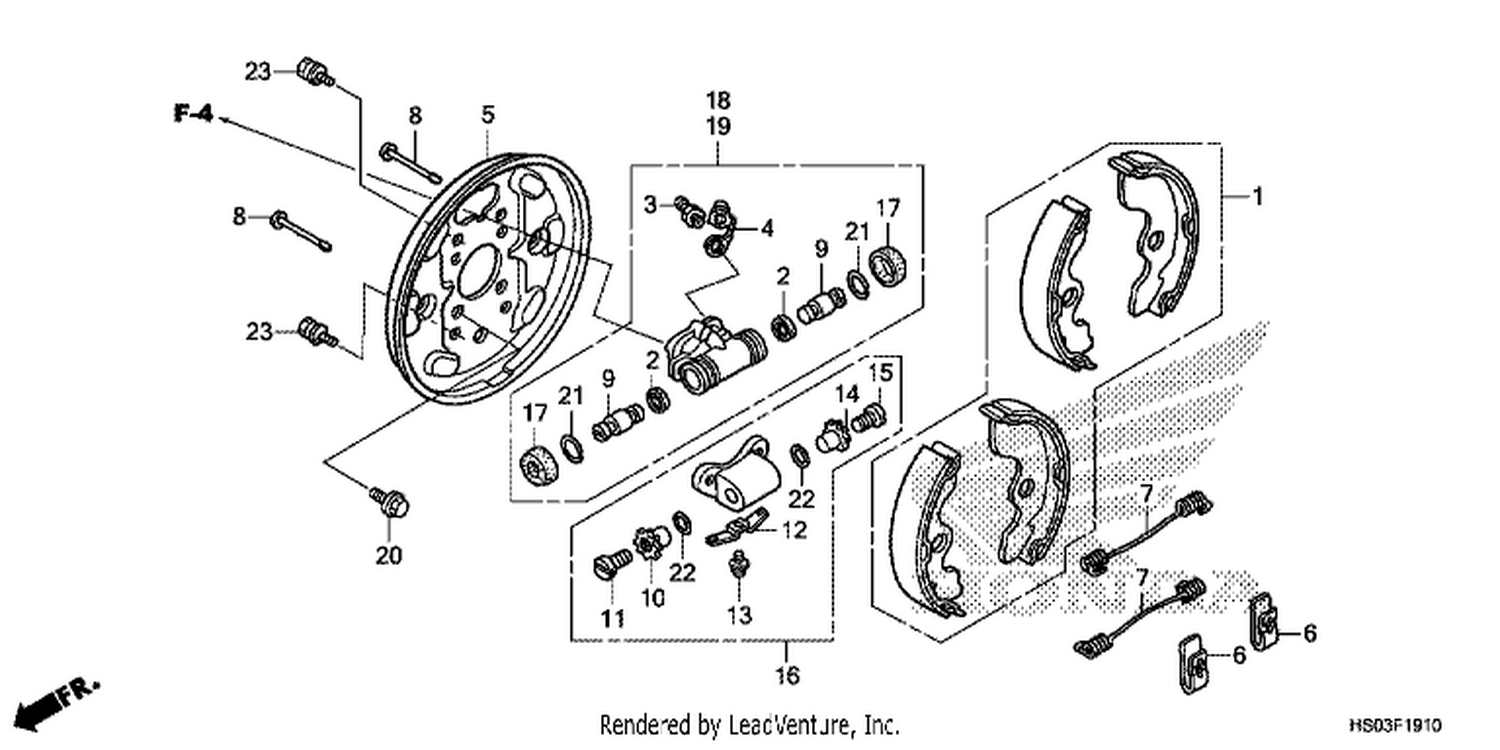  10 FRONT BRAKE PANEL