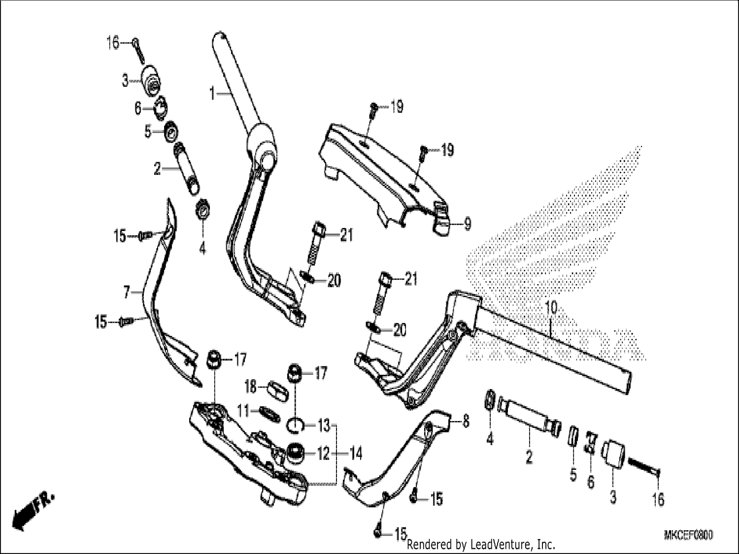  HANDLE PIPE/TOP BRIDGE