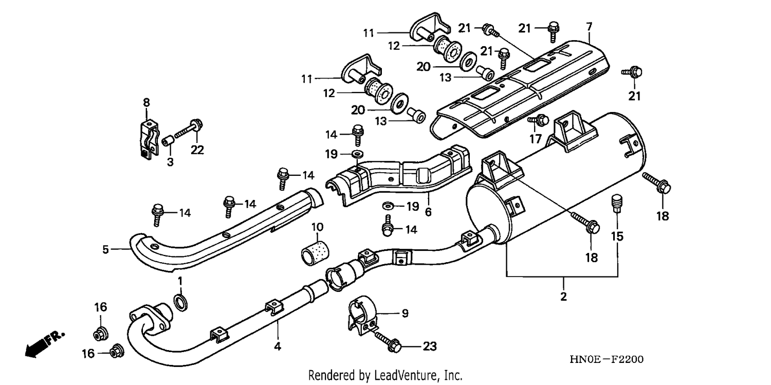 EXHAUST MUFFLER